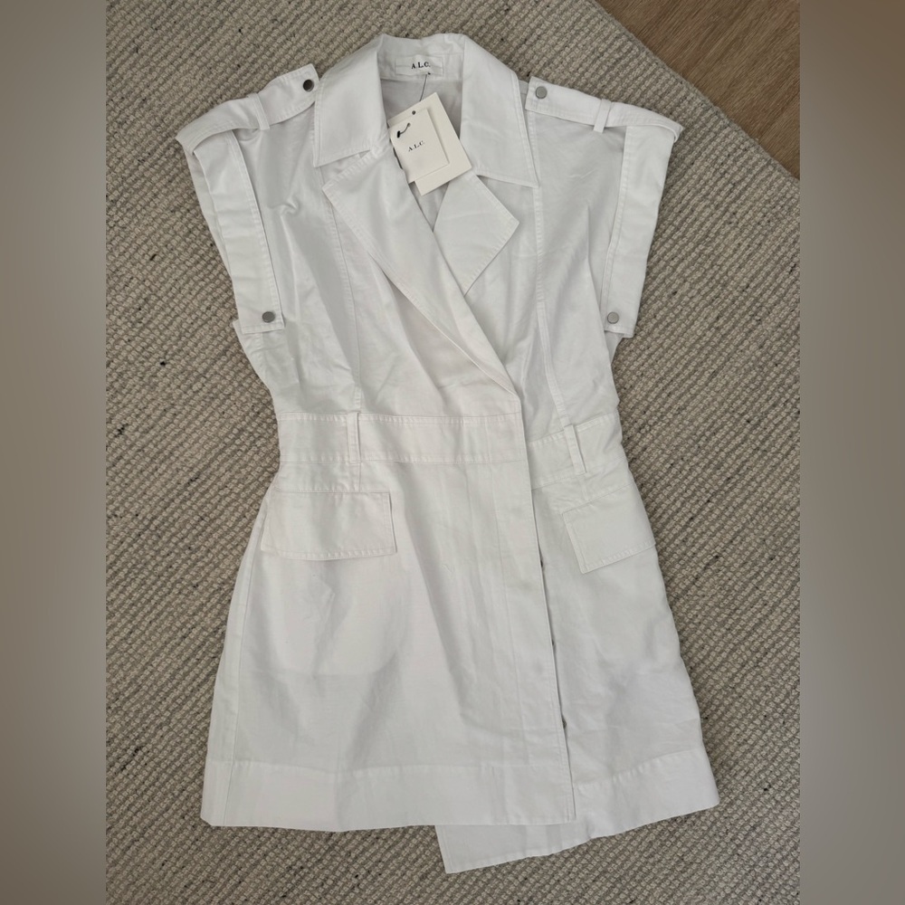 ALC Mini Cargo Wrap Dress